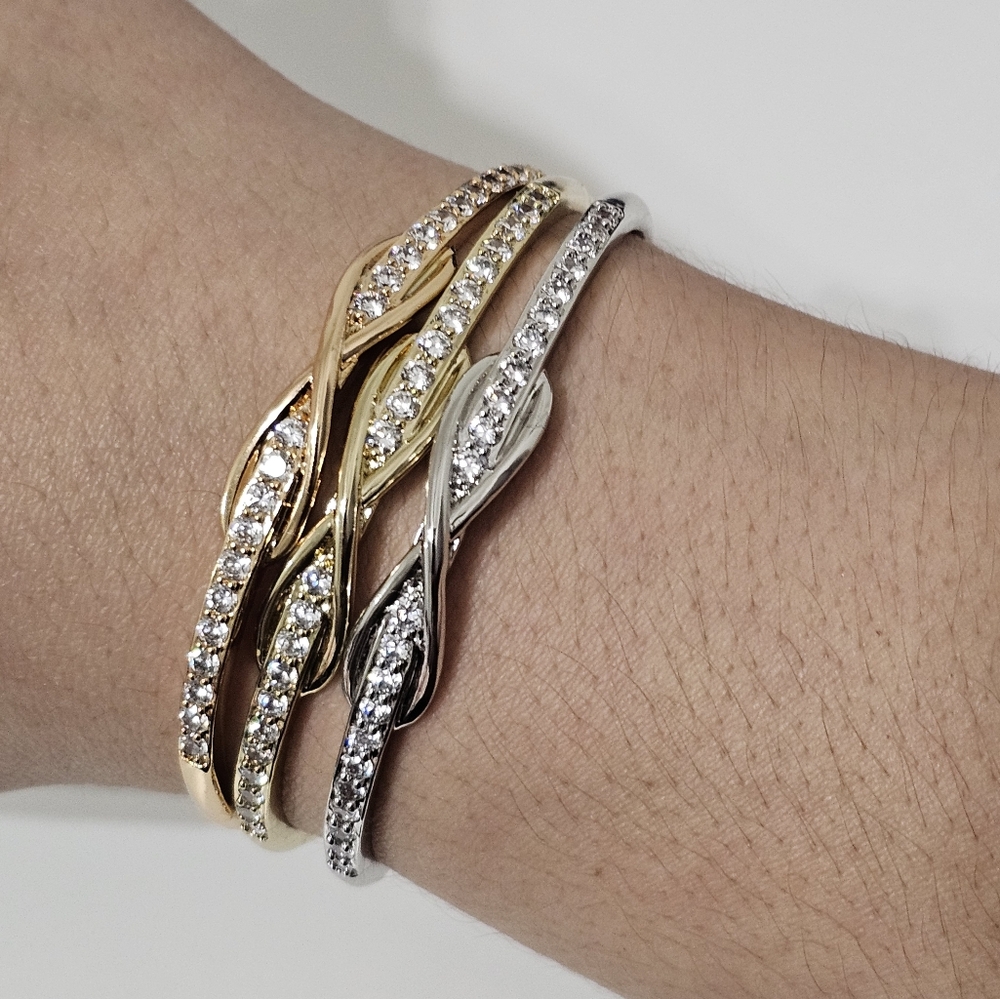 Multicolor Gold.Plated Bangle Set - image 1